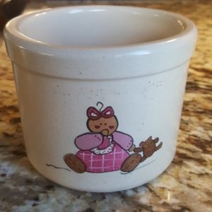 Vintage R.R.P. Co. Collectible Crock, Hand Painted